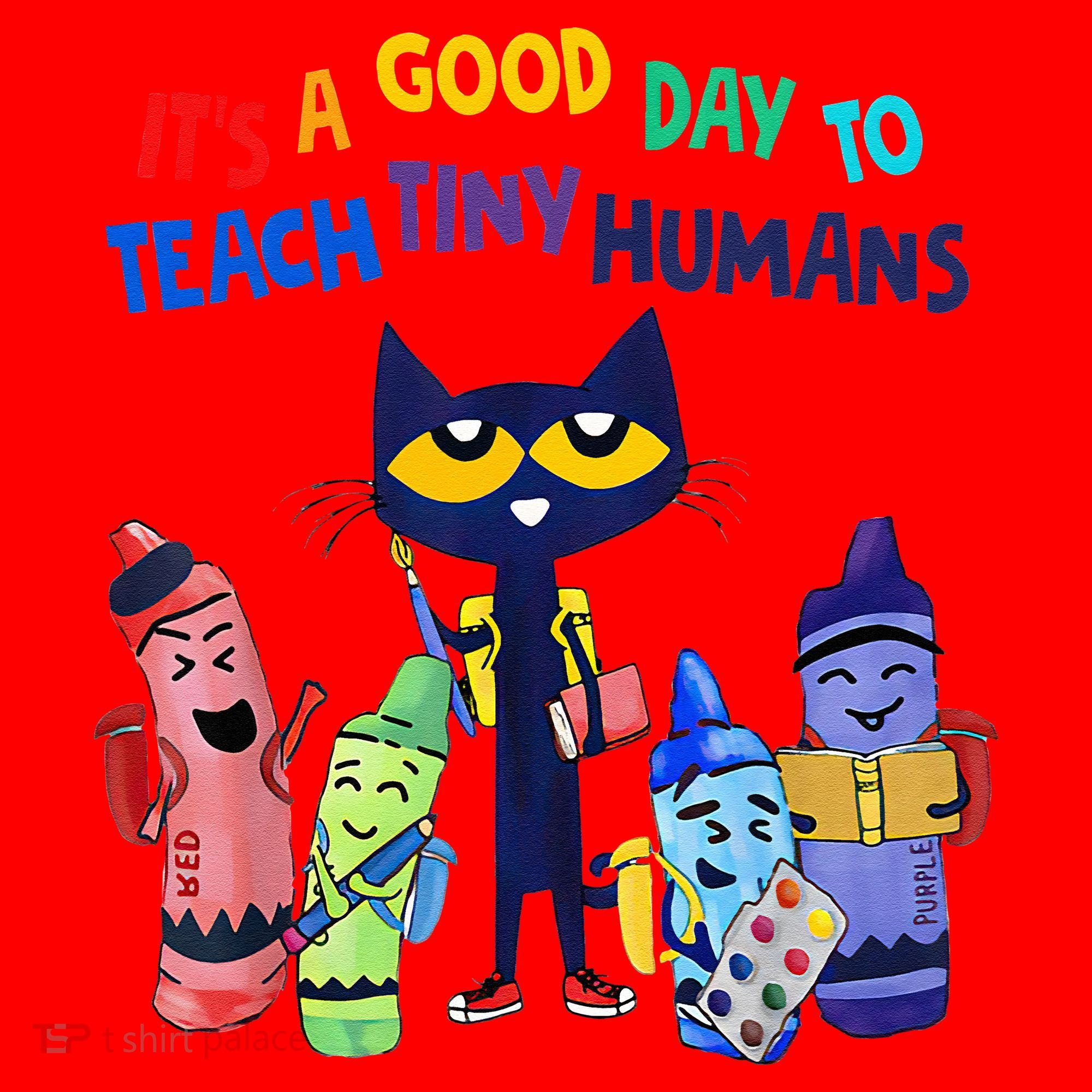 Its A Good Day To Teach Tiny Humans Cat Teacher Lover Santa Hat
