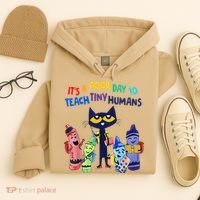Its A Good Day To Teach Tiny Humans Cat Teacher Lover Hoodie thumb 4