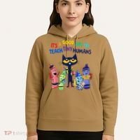 Its A Good Day To Teach Tiny Humans Cat Teacher Lover Hoodie thumb 5