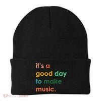 It's A Good Day To Make Music Beanie thumb 0