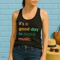 It's A Good Day To Make Music Women's Tank Top thumb 2