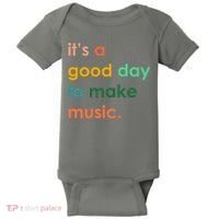 It's A Good Day To Make Music Baby Bodysuit thumb 0
