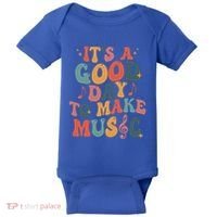 ItS A Good Day To Make Music Music Teacher Music Lover Gift Baby Bodysuit thumb 0
