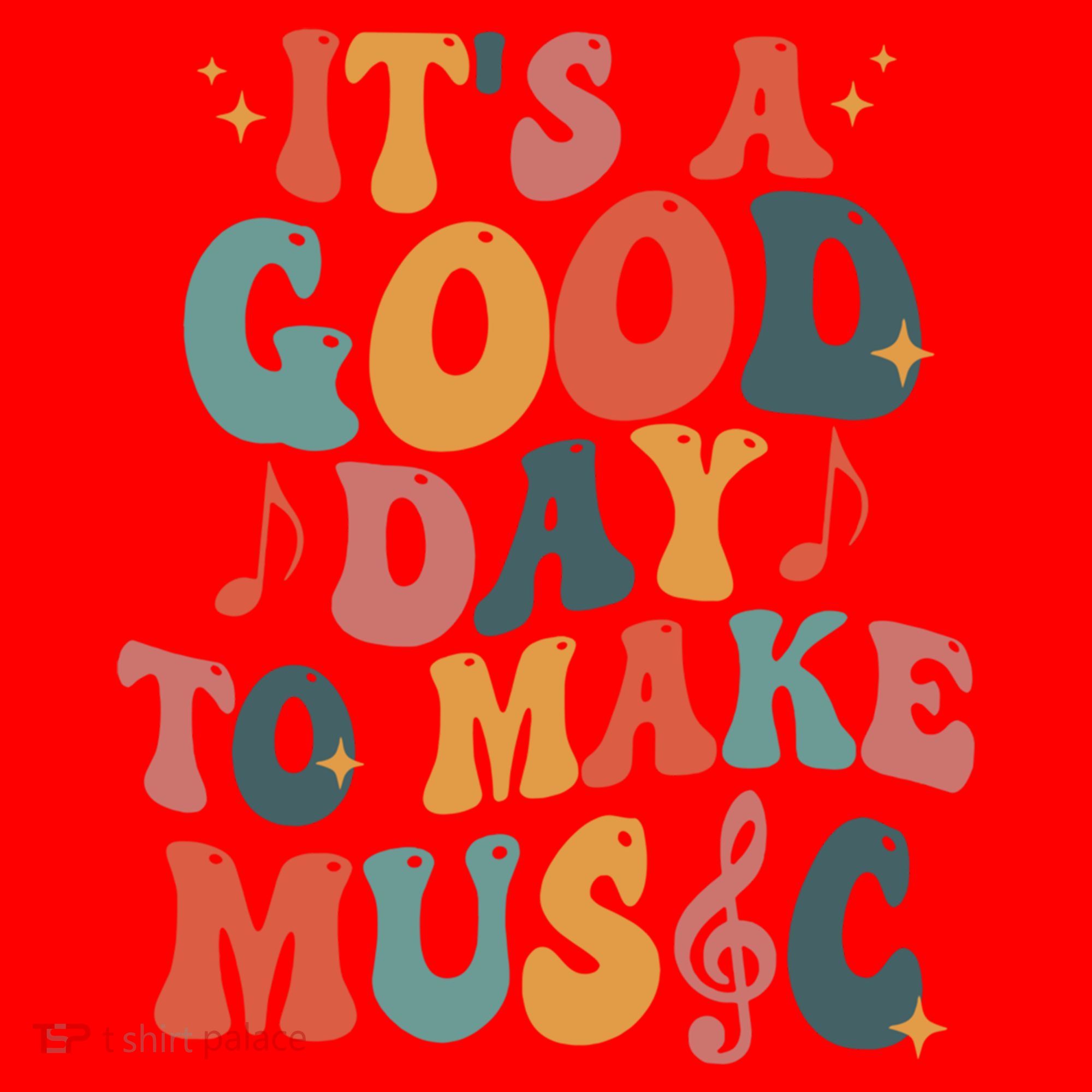 ItS A Good Day To Make Music Music Teacher Music Lover Gift Santa Hat