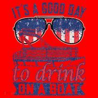 It´s A Good Day To Drink On A Boat Captain Life Is Better Santa Hat thumb 1