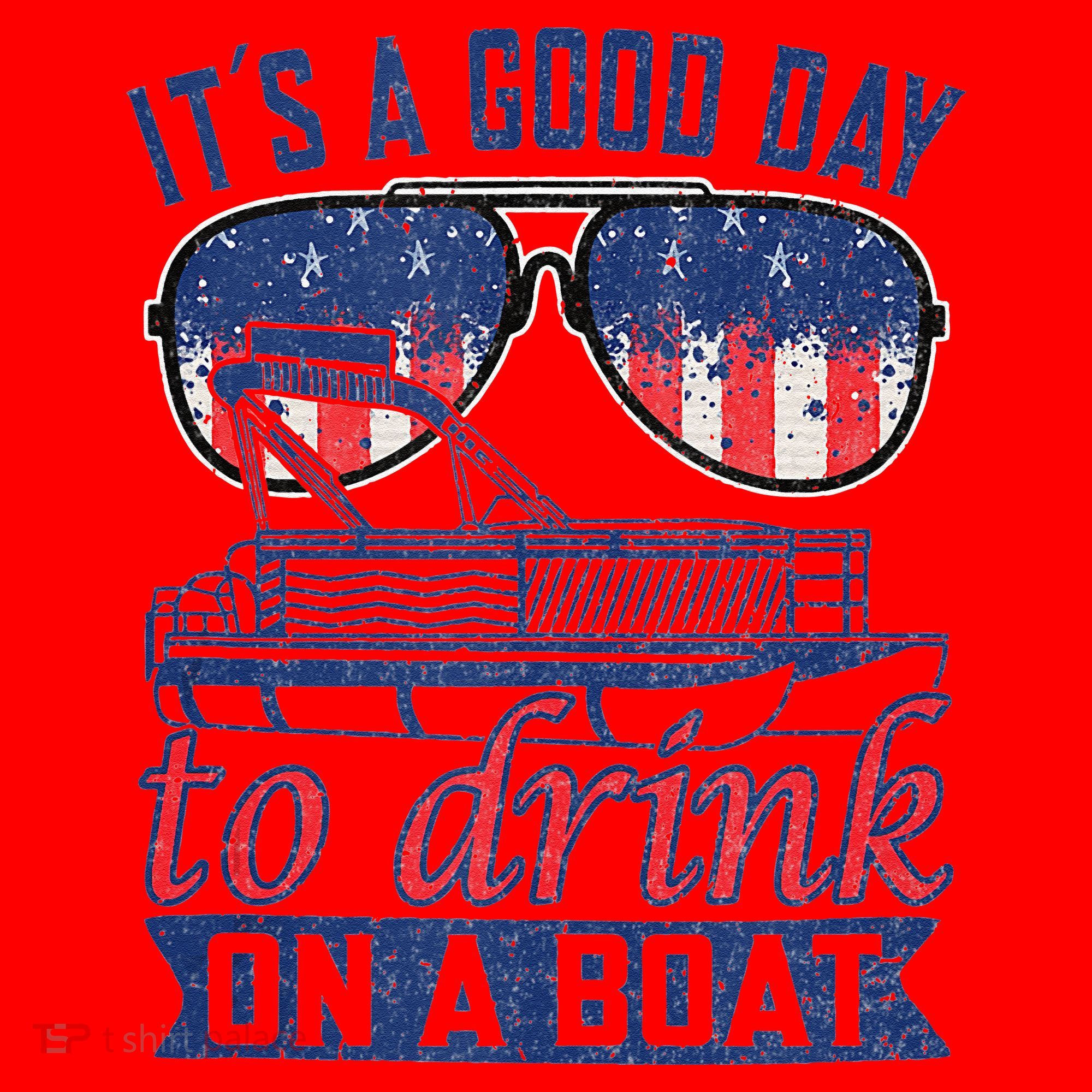 It´s A Good Day To Drink On A Boat Captain Life Is Better Santa Hat
