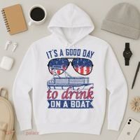 It´s A Good Day To Drink On A Boat Captain Life Is Better Hoodie thumb 3