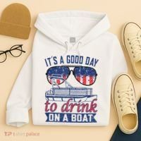 It´s A Good Day To Drink On A Boat Captain Life Is Better Hoodie thumb 4
