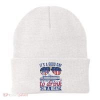 It´s A Good Day To Drink On A Boat Captain Life Is Better Beanie thumb 0