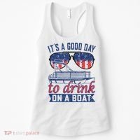 It´s A Good Day To Drink On A Boat Captain Life Is Better Women's Tank Top thumb 0