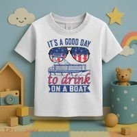 It´s A Good Day To Drink On A Boat Captain Life Is Better Toddler T-Shirt thumb 3