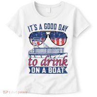 It´s A Good Day To Drink On A Boat Captain Life Is Better Women's T-Shirt thumb 0