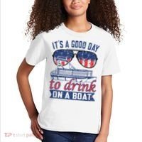 It´s A Good Day To Drink On A Boat Captain Life Is Better Kids T-Shirt thumb 2