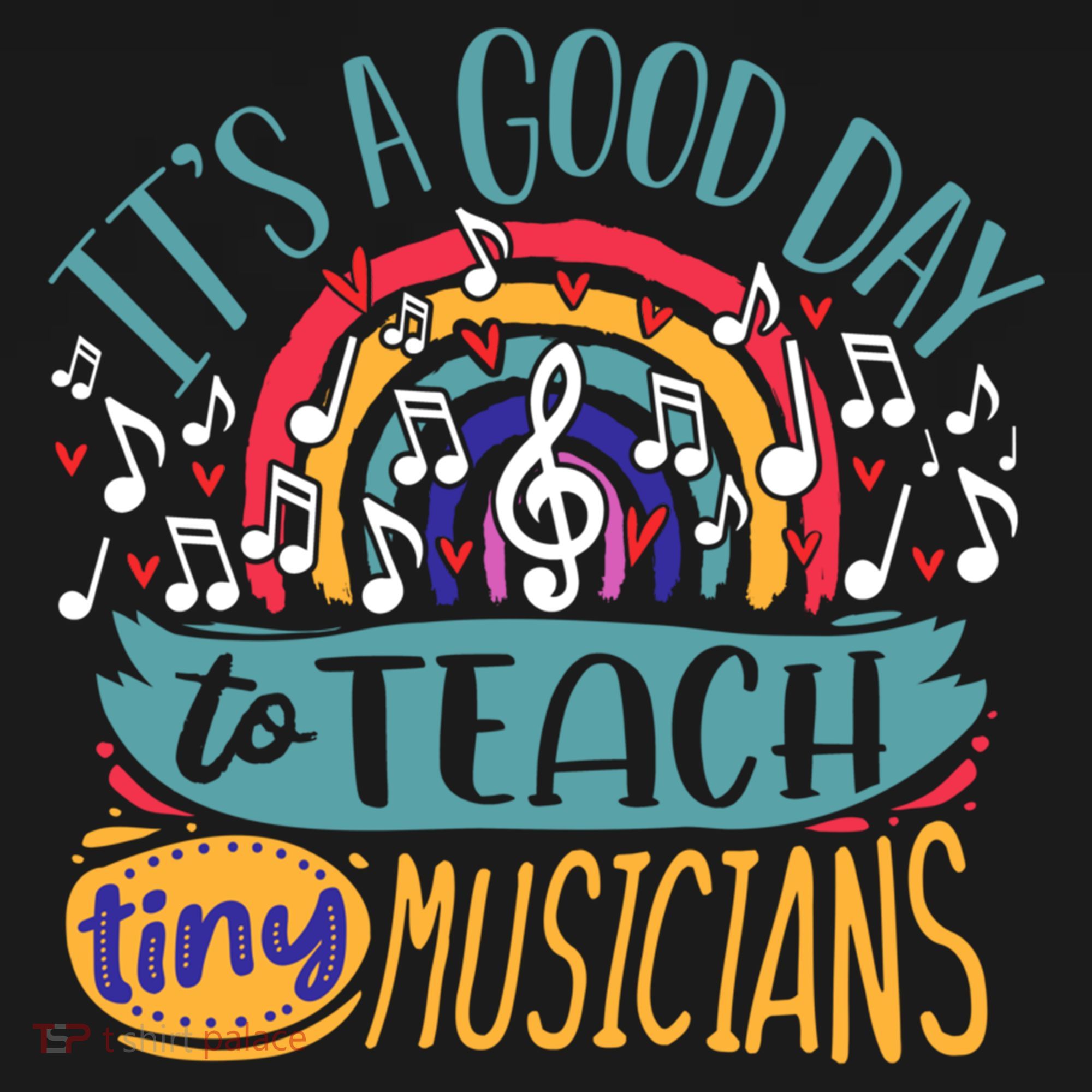 It's A Good Day To Teach Tiny Musicians Music Teacher Gift Women's Hoodie