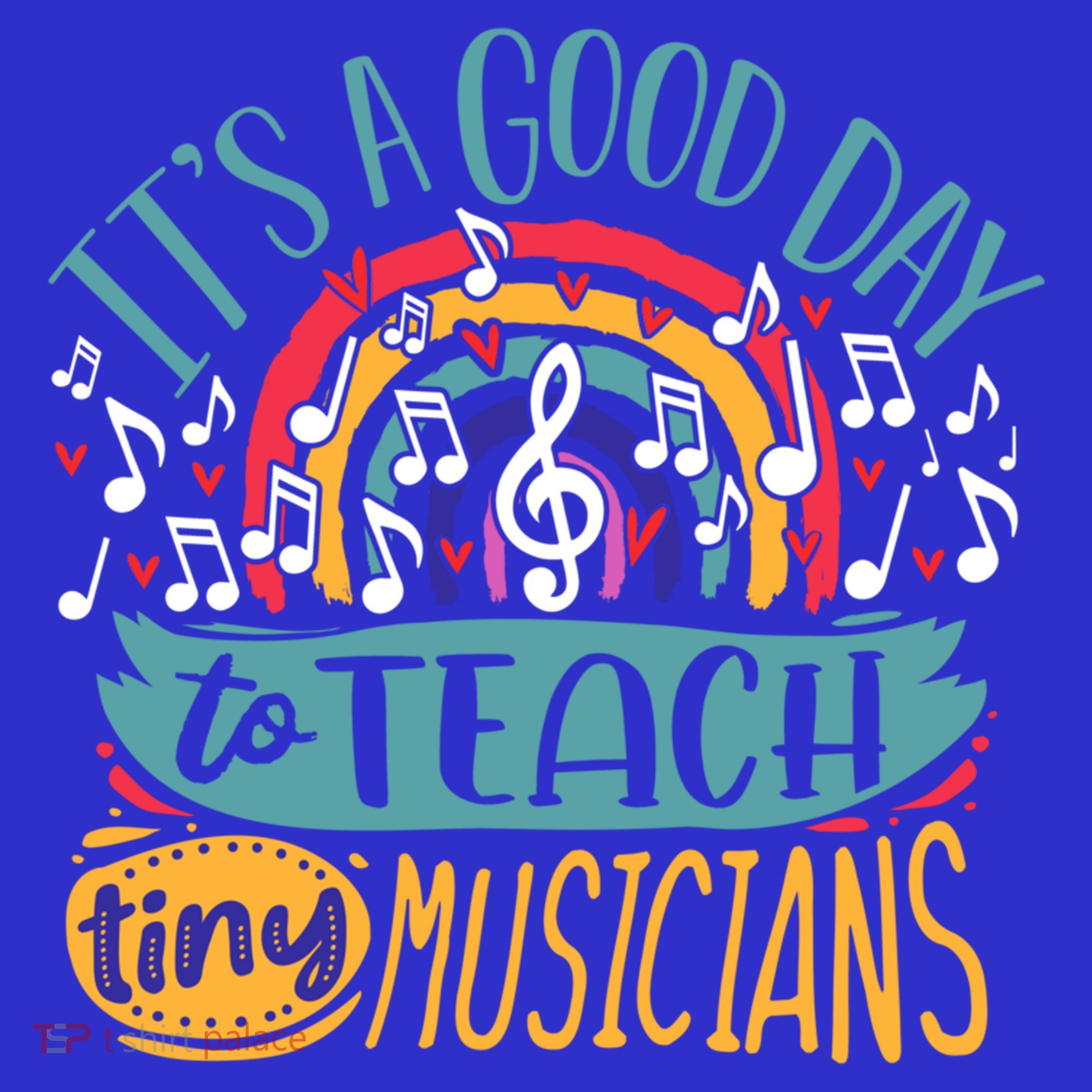 It's A Good Day To Teach Tiny Musicians Music Teacher Gift Apron