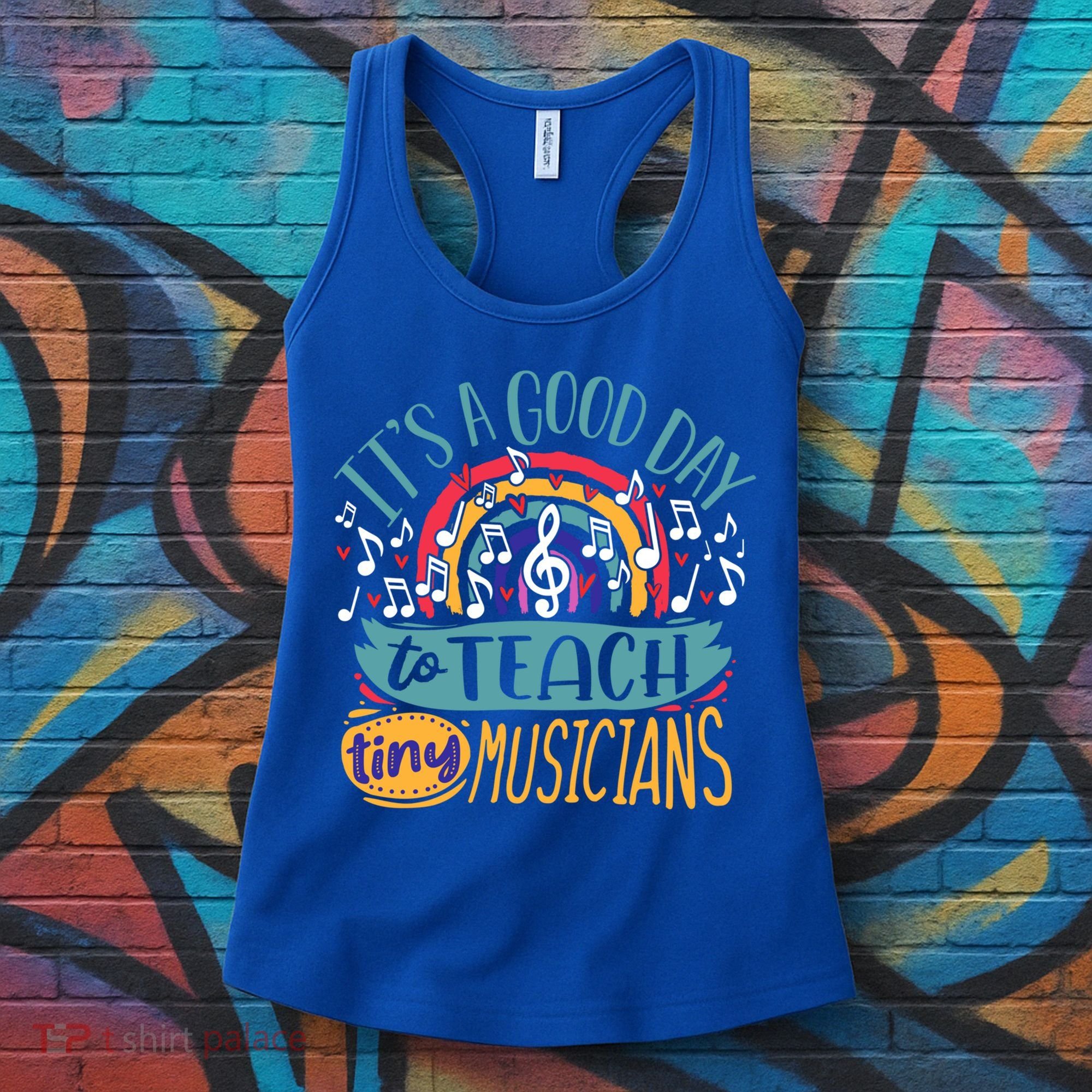 It's A Good Day To Teach Tiny Musicians Music Teacher Gift Women's Tank Top