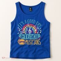 It's A Good Day To Teach Tiny Musicians Music Teacher Gift Tank Top thumb 2