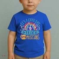 It's A Good Day To Teach Tiny Musicians Music Teacher Gift Toddler T-Shirt thumb 2