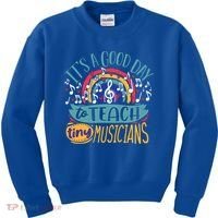 It's A Good Day To Teach Tiny Musicians Music Teacher Gift Kids Sweatshirt thumb 0