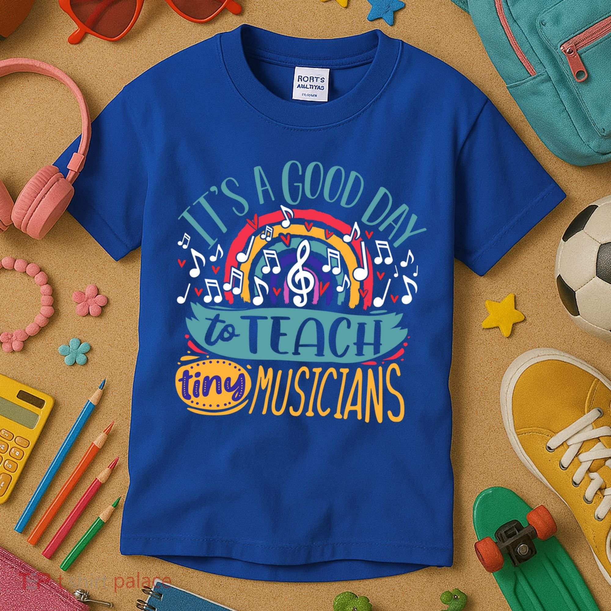 It's A Good Day To Teach Tiny Musicians Music Teacher Gift Kids T-Shirt