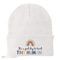 It's A Good Day To Teach Tiny Humans Gift For Teacher Beanie thumb 0