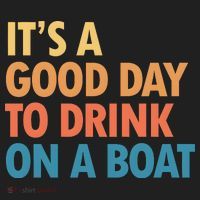 ItS A Good Day To Drink On A Boat Golf Towel thumb 3
