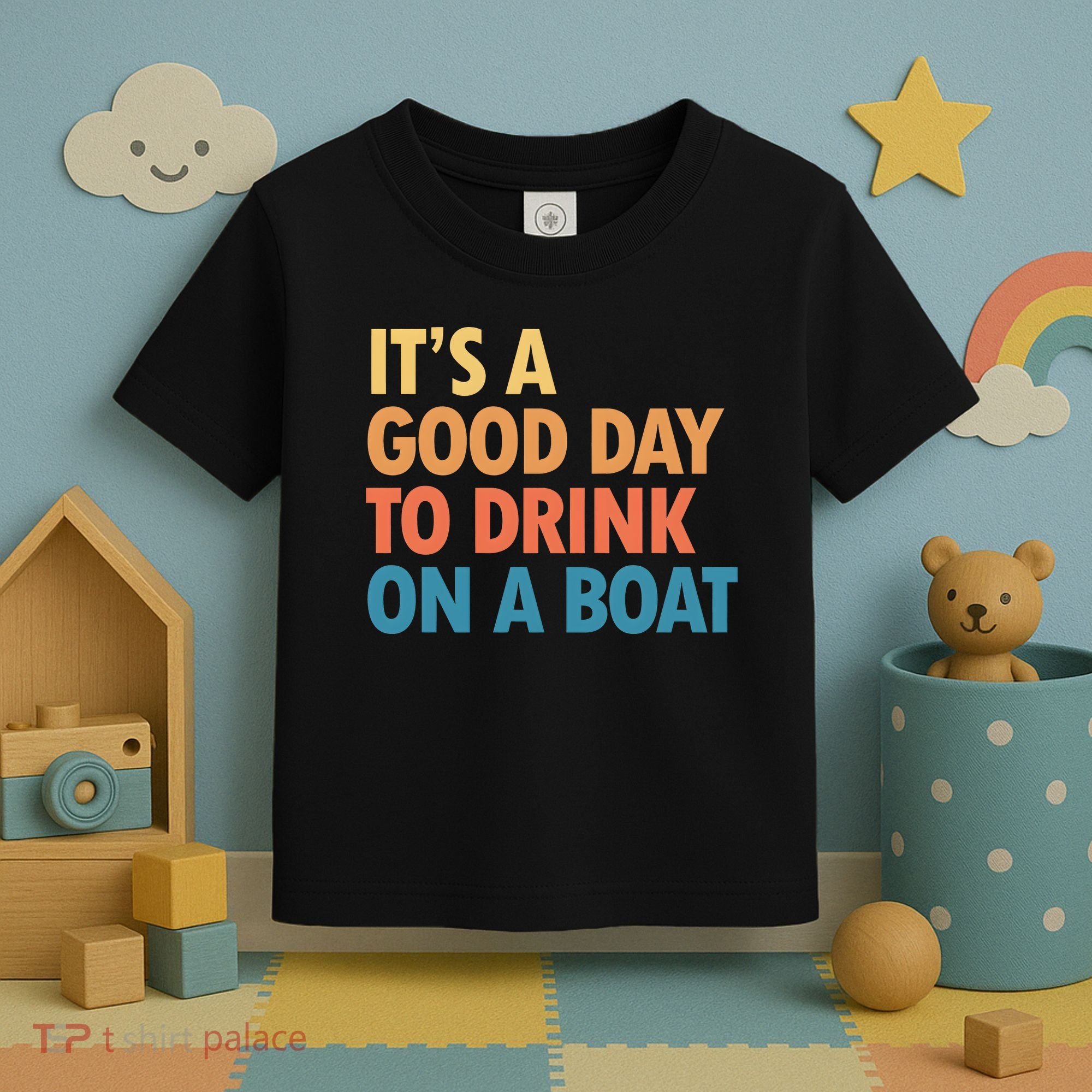 ItS A Good Day To Drink On A Boat Toddler T-Shirt