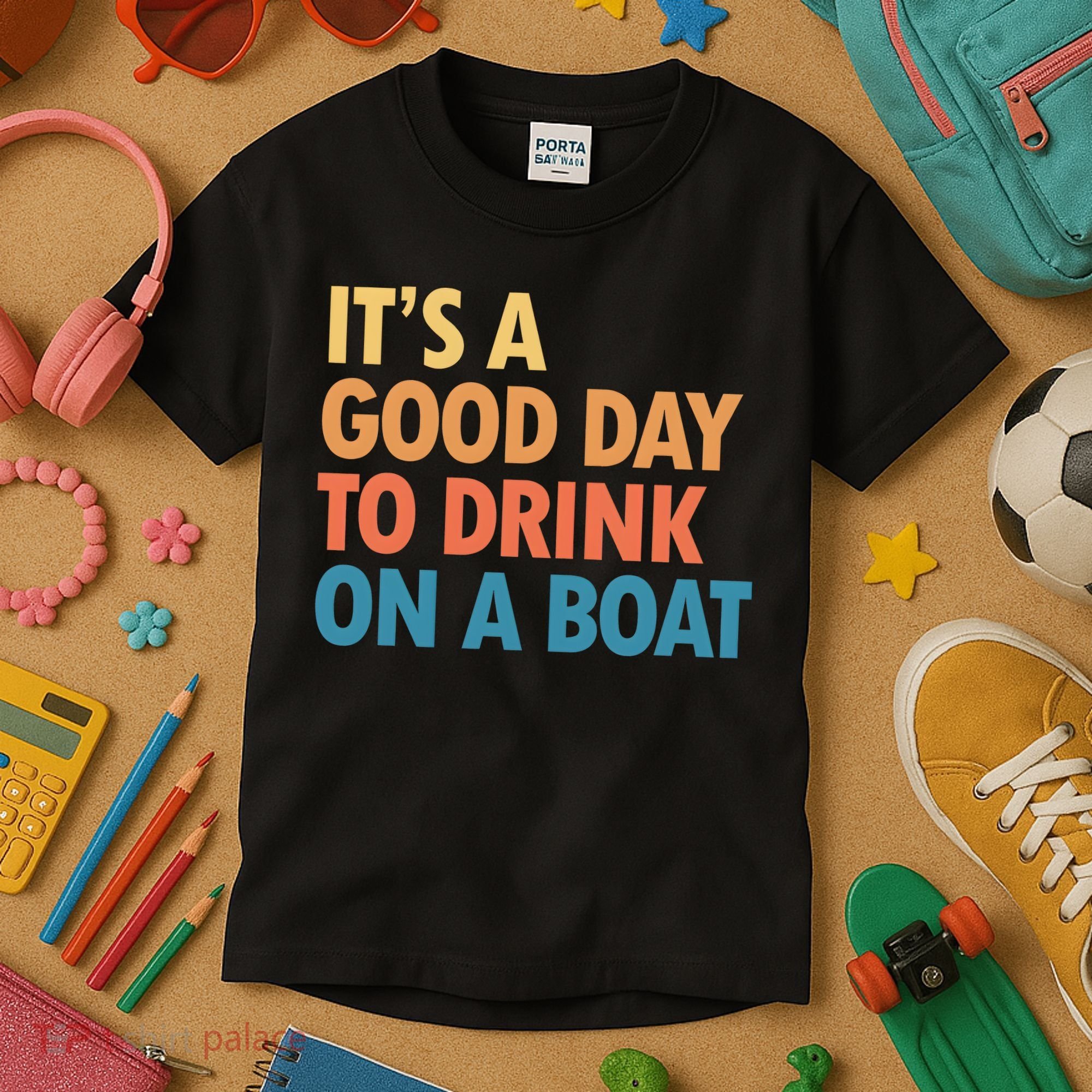 ItS A Good Day To Drink On A Boat Kids T-Shirt