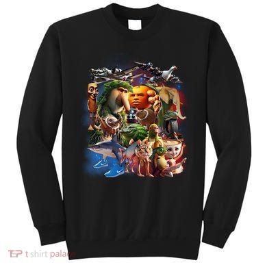 Italian-Brainrot AI Generated Animals Gen Z Sweatshirt