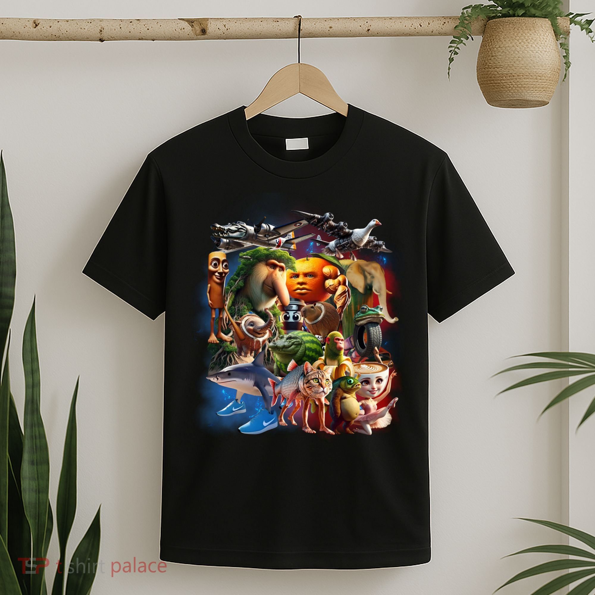Italian-Brainrot AI Generated Animals Gen Z T-Shirt