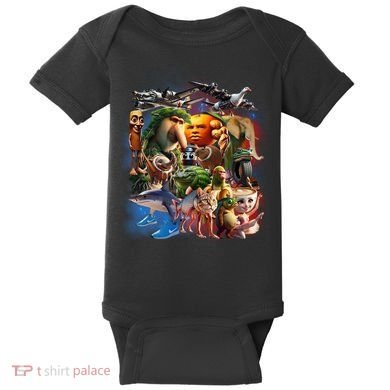 Italian-Brainrot AI Generated Animals Gen Z Baby Bodysuit
