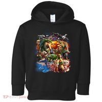 Italian-Brainrot AI Generated Animals Gen Z Toddler Hoodie thumb 0