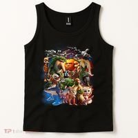 Italian-Brainrot AI Generated Animals Gen Z Tank Top thumb 2