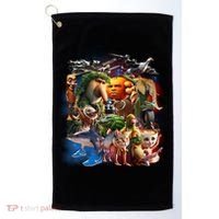 Italian-Brainrot AI Generated Animals Gen Z Golf Towel thumb 0