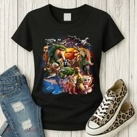 Italian-Brainrot AI Generated Animals Gen Z Women's T-Shirt thumb 3