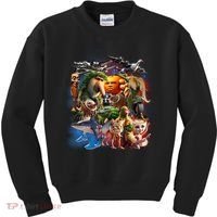 Italian-Brainrot AI Generated Animals Gen Z Kids Sweatshirt thumb 0