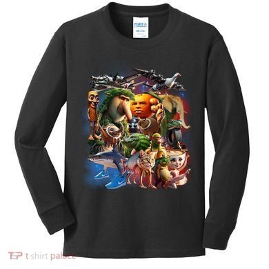 Italian-Brainrot AI Generated Animals Gen Z Kids Long Sleeve Shirt