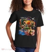 Italian-Brainrot AI Generated Animals Gen Z Kids T-Shirt thumb 2