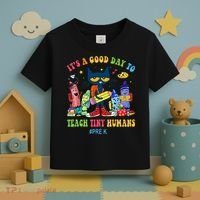 It's A Good Day To Teach Tiny Humans PreK Cat Teacher Lover Toddler T-Shirt thumb 3