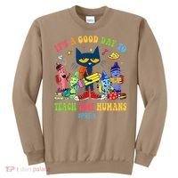 It's A Good Day To Teach Tiny Humans PreK Cat Teacher Lover Sweatshirt thumb 0