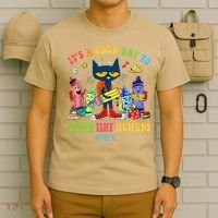 It's A Good Day To Teach Tiny Humans PreK Cat Teacher Lover T-Shirt thumb 6