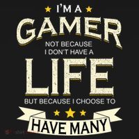 I'm A Gamer Not Because I Don't Have A Life But I Have Many Women's Hoodie thumb 2