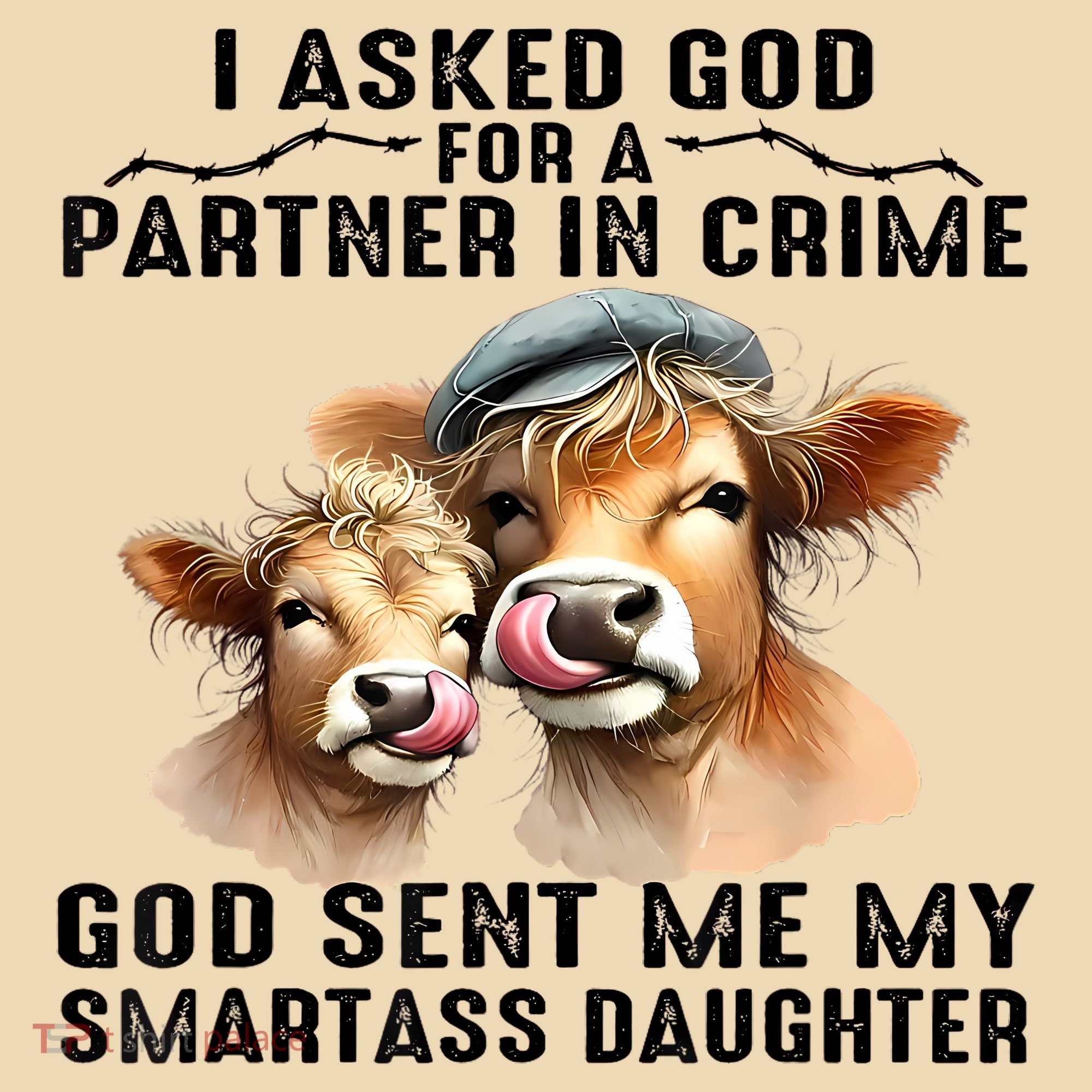 I Asked God Partner In Crime He Sent Me My Smartass Daughter Tote Bag
