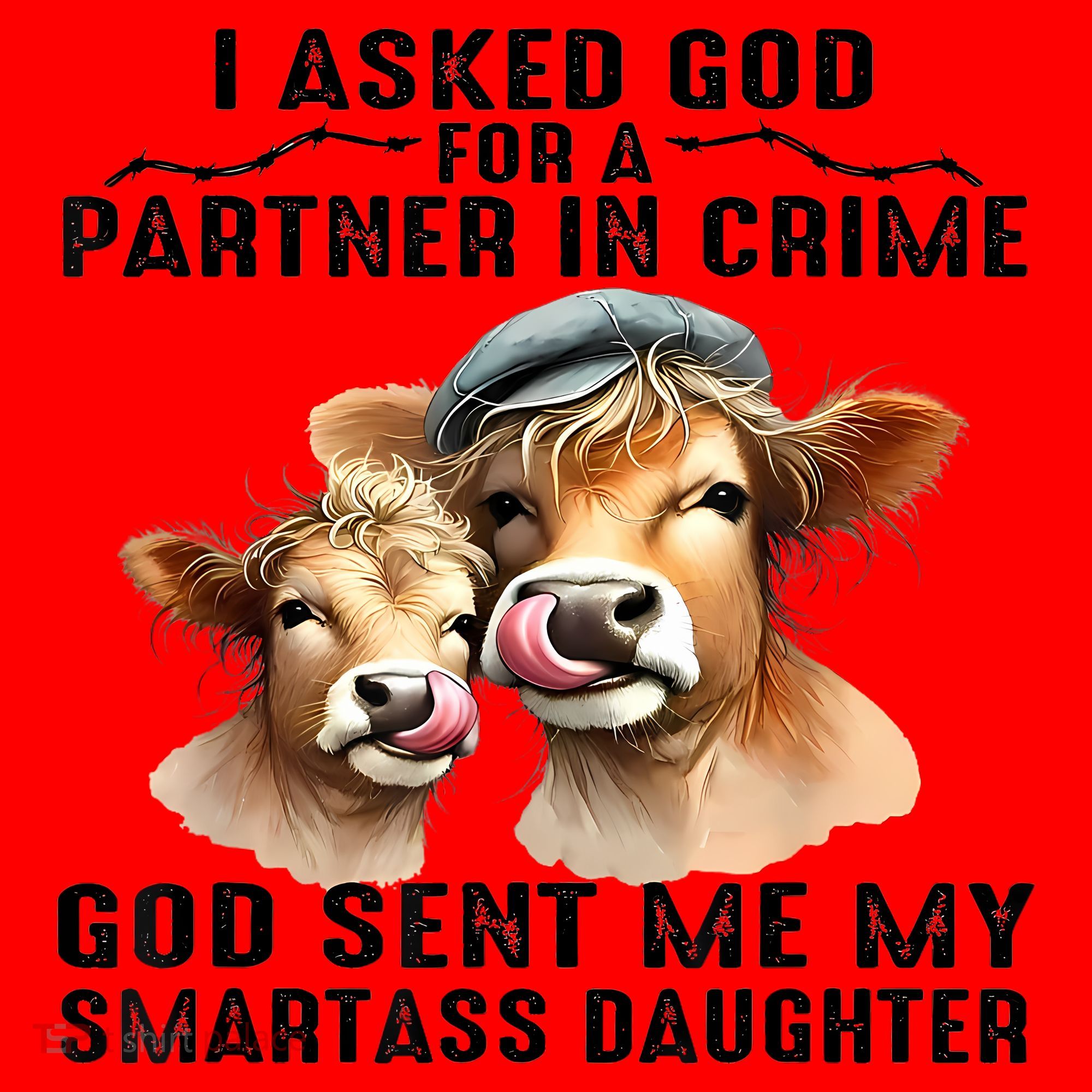I Asked God Partner In Crime He Sent Me My Smartass Daughter Santa Hat