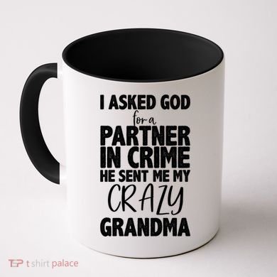 Crazy Grandma Partner In Crime Coffee Mug