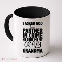 Crazy Grandma Partner In Crime Coffee Mug thumb 0