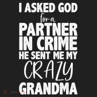 Crazy Grandma Partner In Crime Tumbler thumb 3