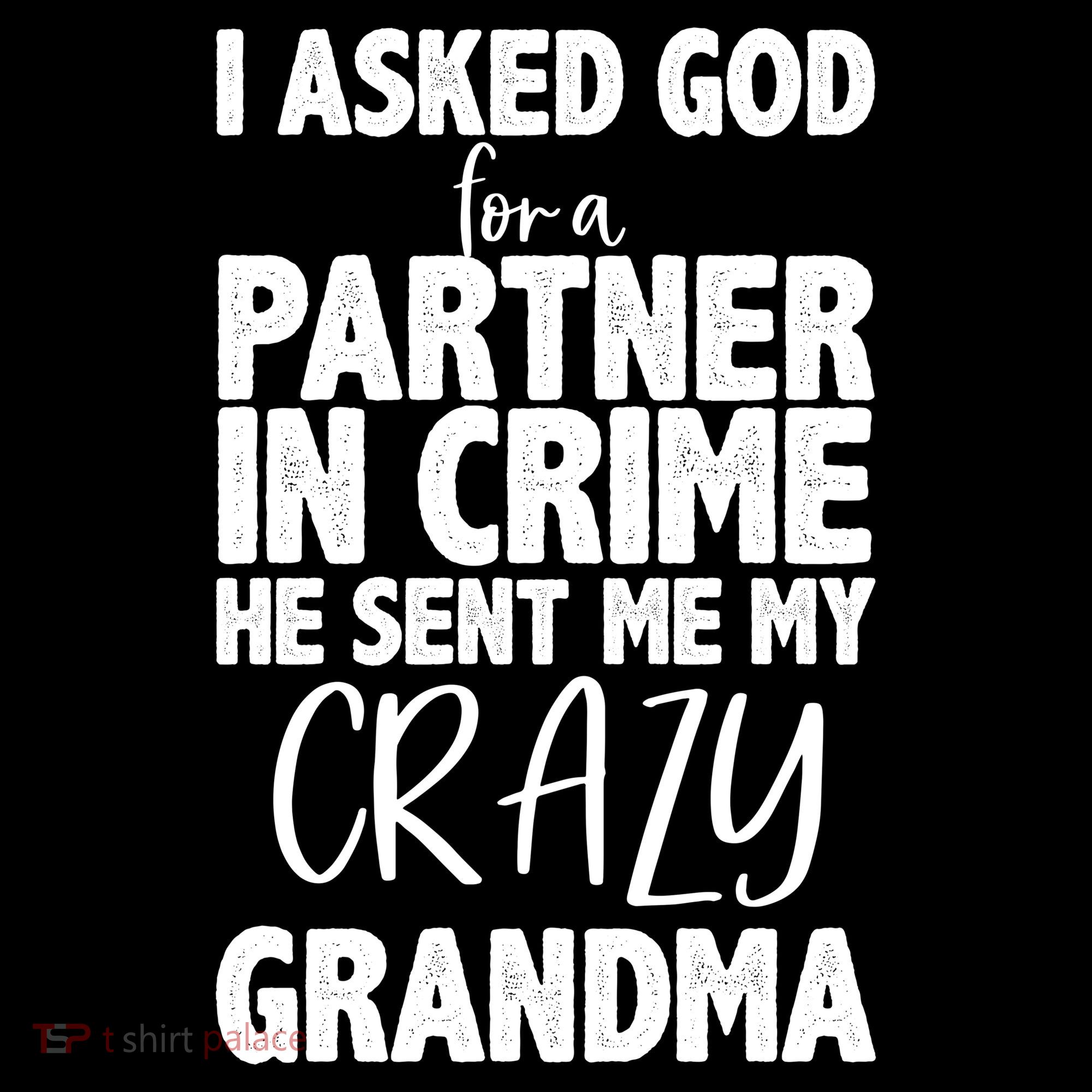Crazy Grandma Partner In Crime Ornament