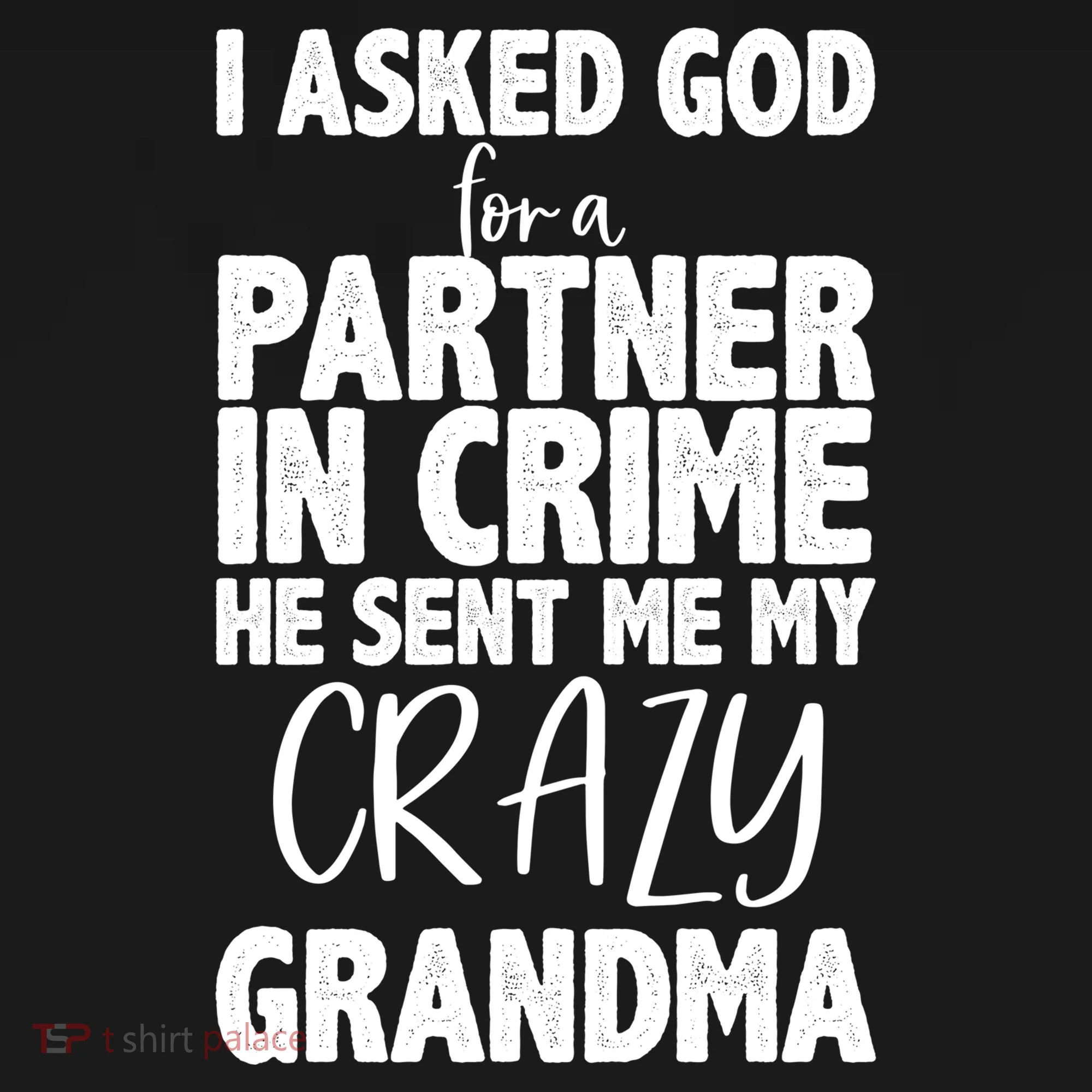 Crazy Grandma Partner In Crime Ornament