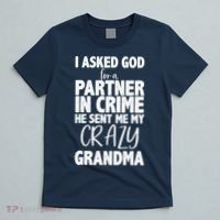 Crazy Grandma Partner In Crime T-Shirt thumb 5